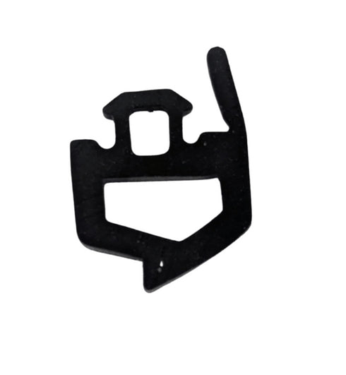 Main product image showing the full 5-meter black rubber gasket coiled or laid out, displaying the gasket's profile and cross-sectional shape against a clean white background